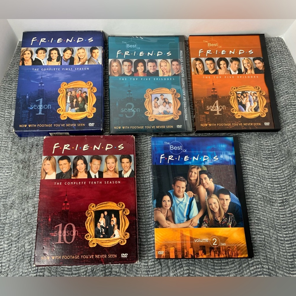 3/$20 FRIENDS DVD SEASON SETS - SEASONS 1,3,4,& 10 - volume 2